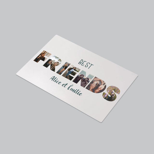 Collage Photo De Lettre: Friends De Tes Photos - Sous-Main Bureau