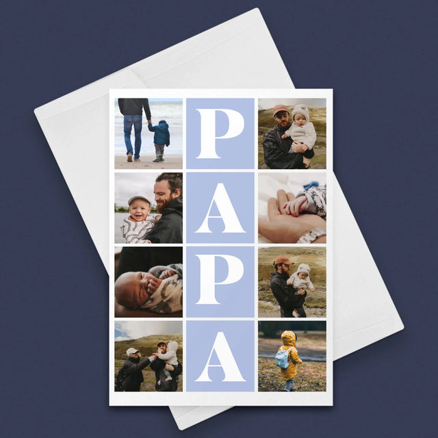 Fotokolaż: Zdjęcia z Tatą - Kartka z Życzeniami | DE