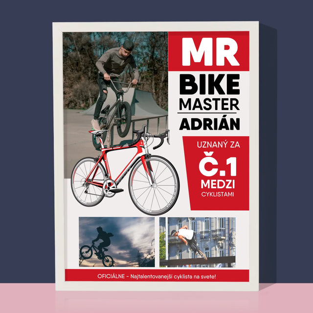 Okładka Magazynu: Mr Bike Master - Wydruk Obramowany | SK