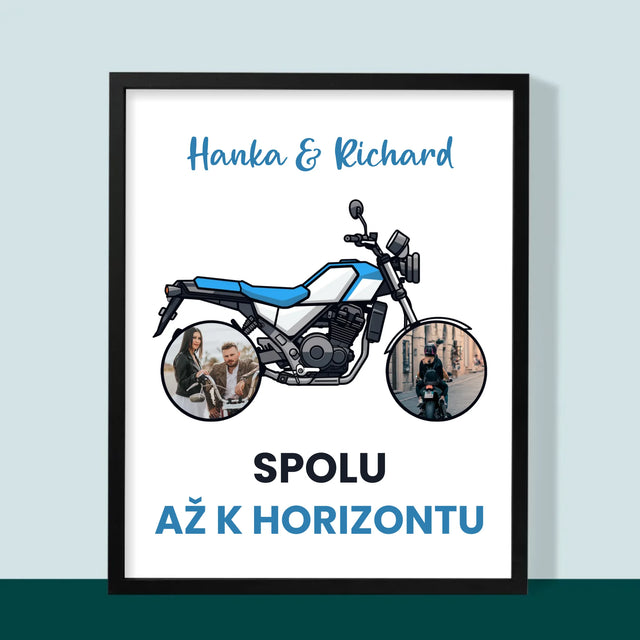 Fotokolaż: Razem Po Horyzont - Wydruk Obramowany | SK