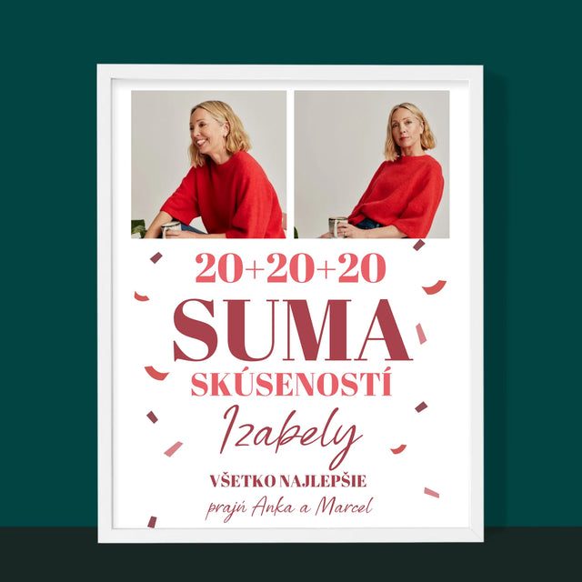 Fotokolaż: Suma Doświadczeń - Wydruk Obramowany | SK