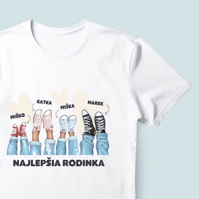 Kreator Postaci: Rodzinka Trampki - Koszulka Męska | SK