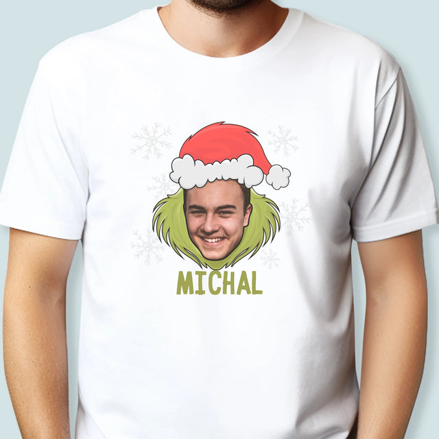 Twoja Postać: Grinch - Koszulka Męska z Nadrukiem | SK