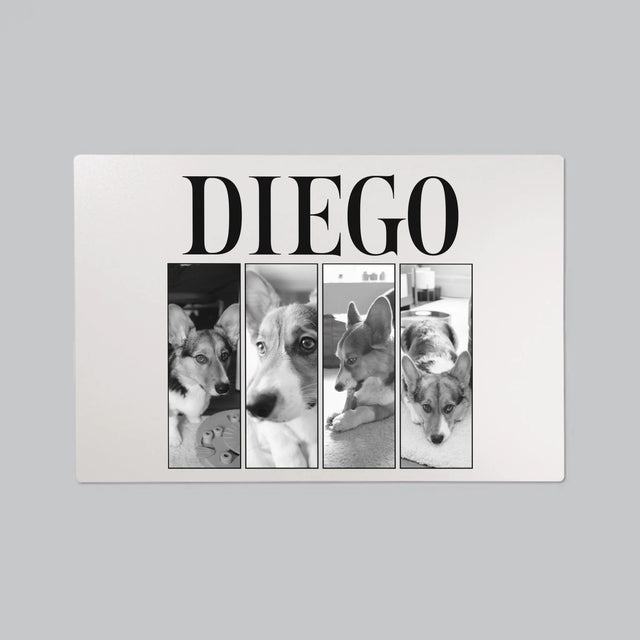 Le Collage Photo: Un Classique Bootleg Avec Un Animal - Sous-Main Bureau