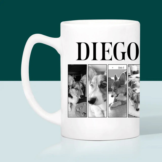 Le Collage Photo: Un Classique Bootleg Avec Un Animal - Le Mug