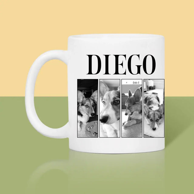 Le Collage Photo: Un Classique Bootleg Avec Un Animal - Le Mug