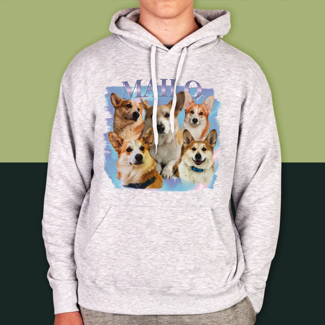 Ton Personnage: Bootleg Avec Ton Chien - Sweat À Capuche Pour Hommes