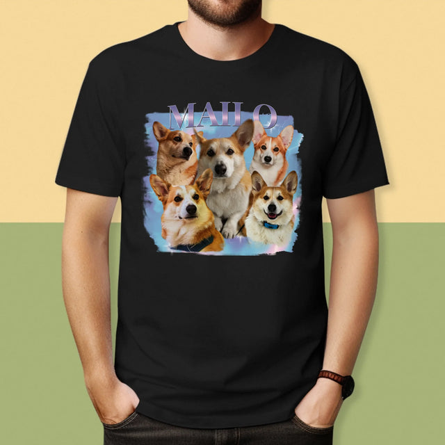 Ton Personnage: Bootleg Avec Ton Chien - T-Shirt Pour Hommes