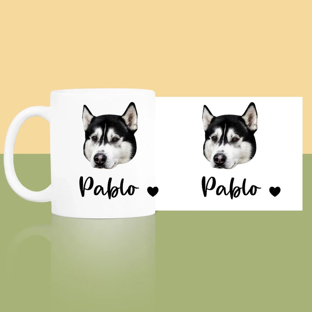 Ton Personnage: La Tête De Votre Chien - Le Mug