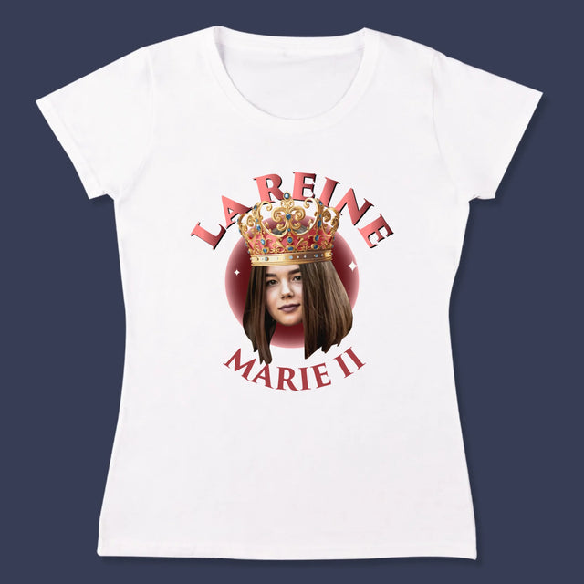 La Photo Et Un Texte: La Reine - T-Shirt Pour Femmes