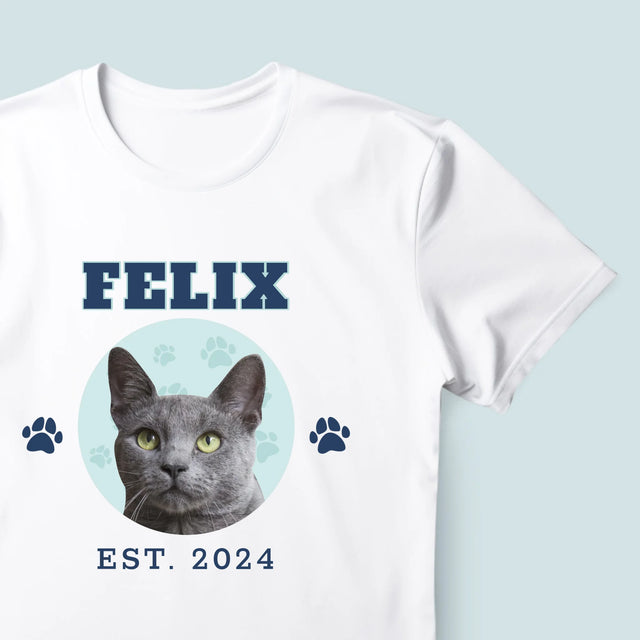 Ton Personnage: Ton Chat Varsity - T-Shirt Pour Hommes