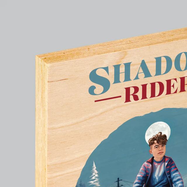 Ton Personnage: Shadow Rider - Impression Sur Bois 