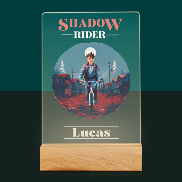 Votre personnage : Shadow Rider - Impression sur verre acrylique | DE