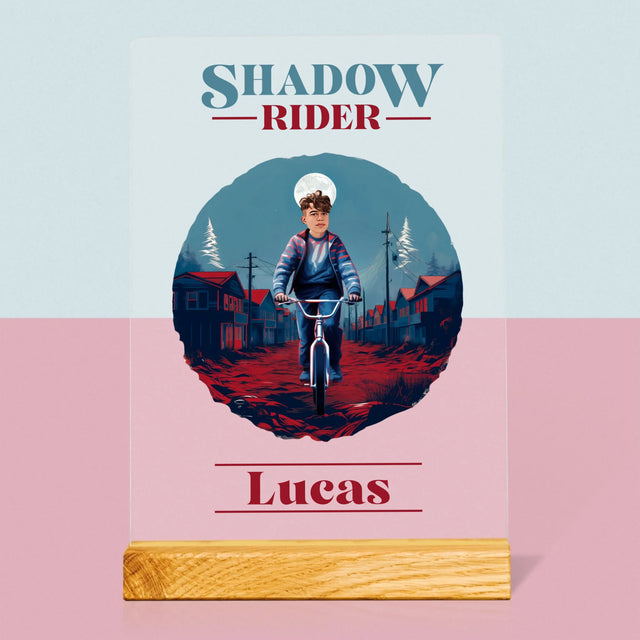 Votre personnage : Shadow Rider - Impression sur verre acrylique | DE
