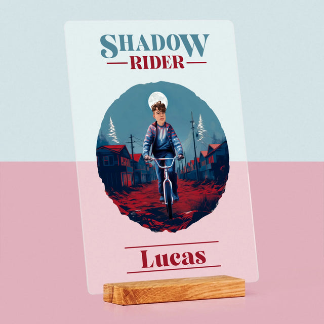 Votre personnage : Shadow Rider - Impression sur verre acrylique | DE